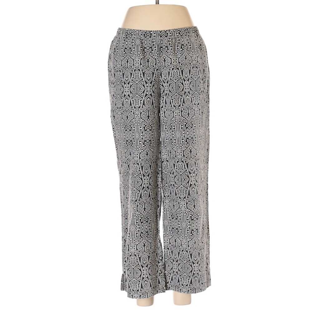 J.Jill linen cropped pants